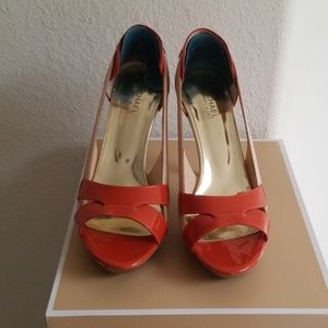 Open toe pumps